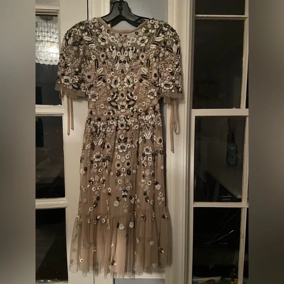 needle and thread beaded dress Needle & Thread - Nude Women Formal Dress main image 1